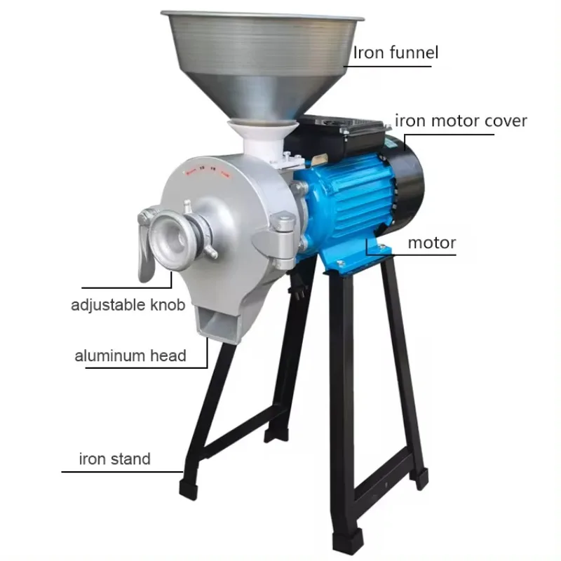 corn flour mill grinding grain soybean wet and dry rice mill machines