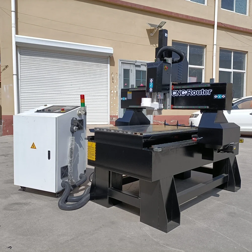 الصين الحديد الزهر 6090 آلة نحت CNC صغيرة 1212 ATC CNC راوتر النقش لطحن الألومنيوم المعدني