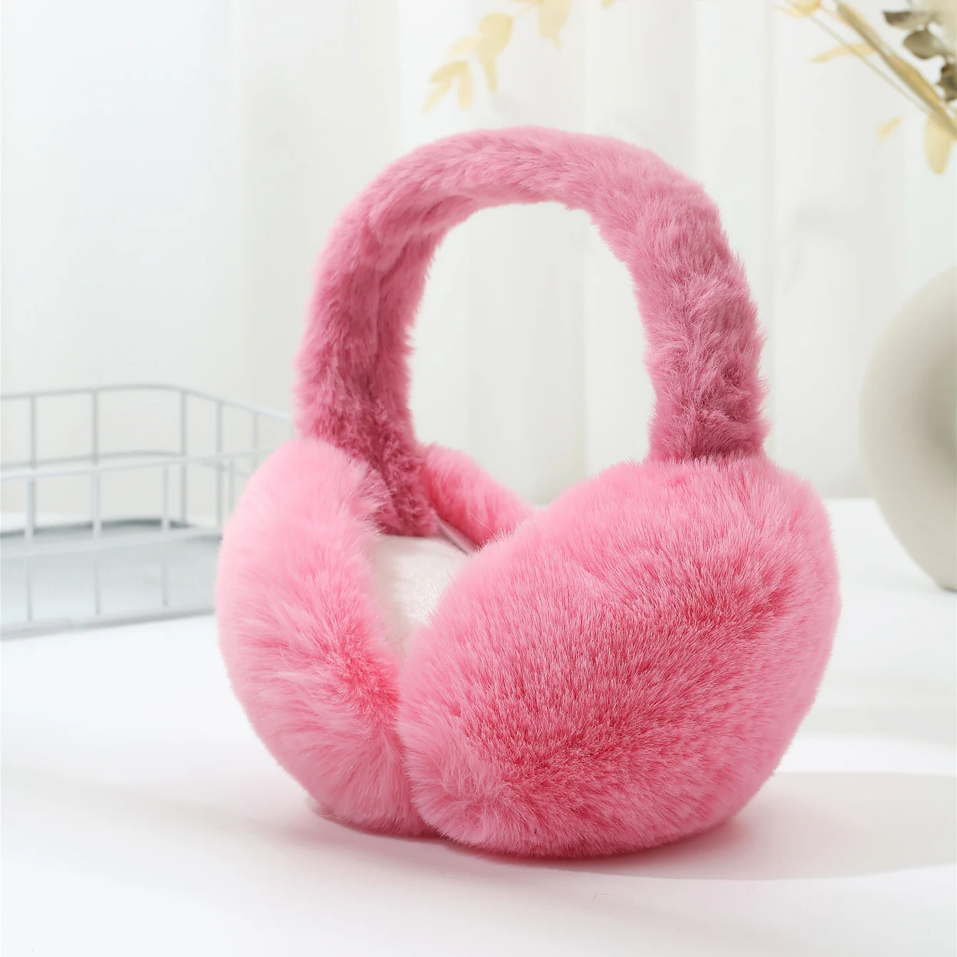 1 semplice copertura per le orecchie in peluche antivento autunnale e invernale, copertura per le orecchie antivento e calda per lavoro, pendolarismo, tempo libero e gioco