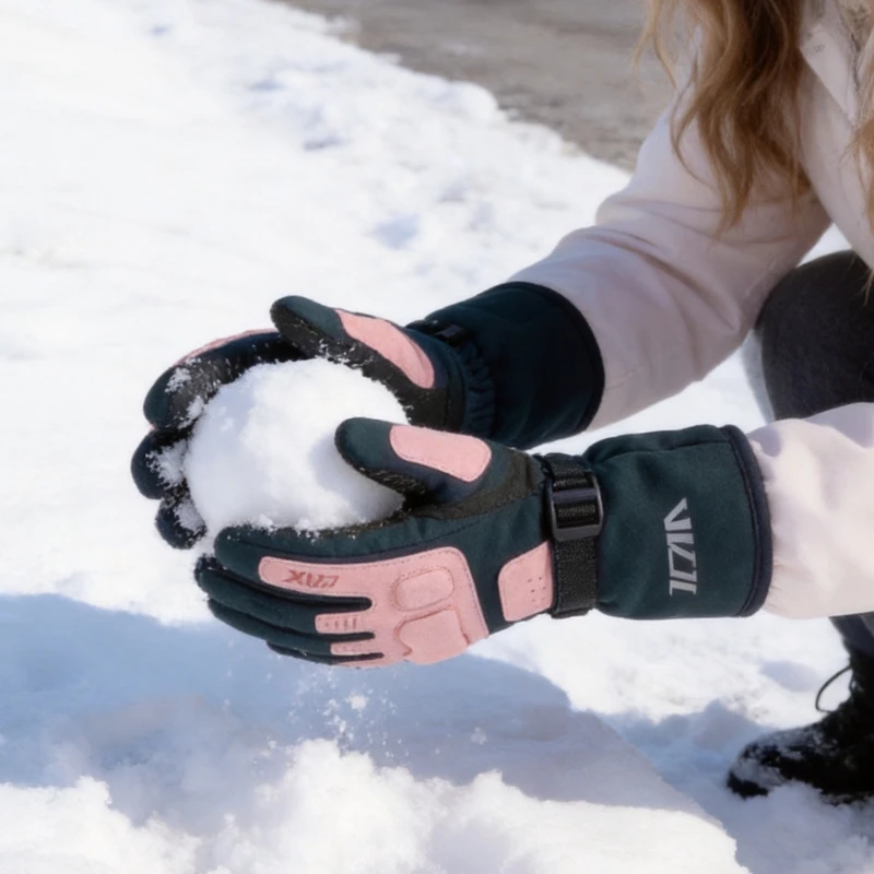 

JCAA Winter Gloves Warm Waterproof Windproof Touch Screen Motorcycle Gloves Full Finger for Men Racing - Luvas Moto