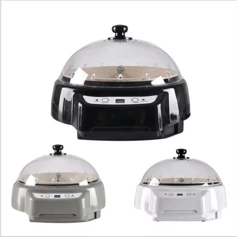 Timable Coffee Bean Roaster Raw Bean Roasting Machine With Temperature Test Non-stick Pot Popcorn & Nut Roasting Machine