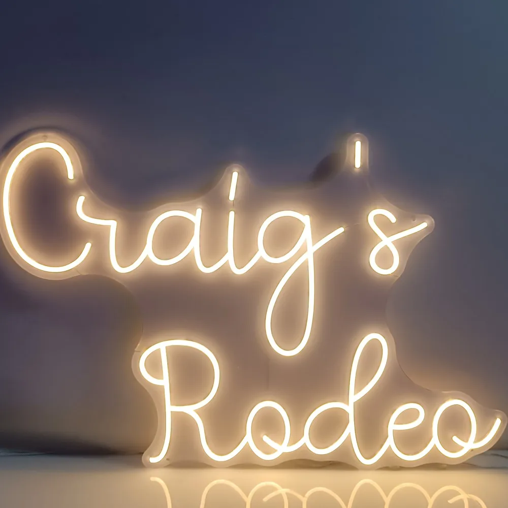 Custom LED Neon Sign Personalized Text Logo Eco-friendly Low Power for Bedroom Bar Club Wedding Party Home Wall Art Decor