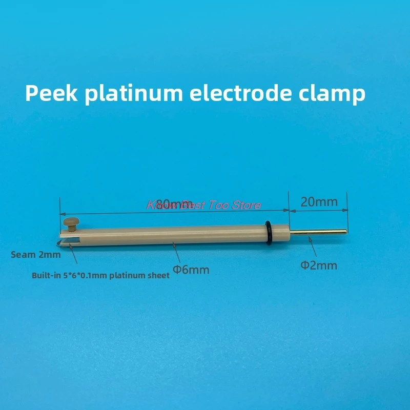 PEEK Platinum Electrode Clamp