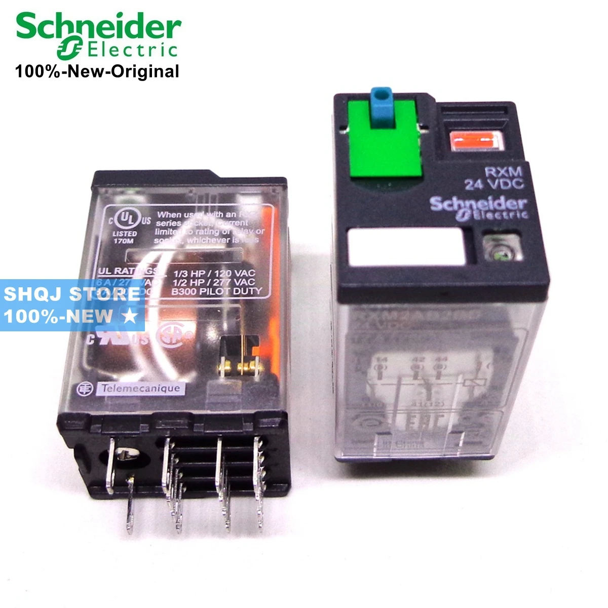 Schneider 100%-NEW 5PCS RXM4AB2BD RXM4AB2P7 RXM4AB2JD RXZE1M4C 4CO 6A RELAY+LTB+LED 24VDC 230VAC original RELAY