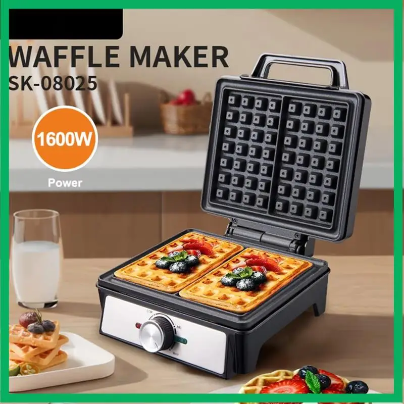 

A74M-Wafflemaker Single Plate Two-Slice Bread Maker,Double-Sided Heating,Non-Stick Design,Suitable For Family Restaurant