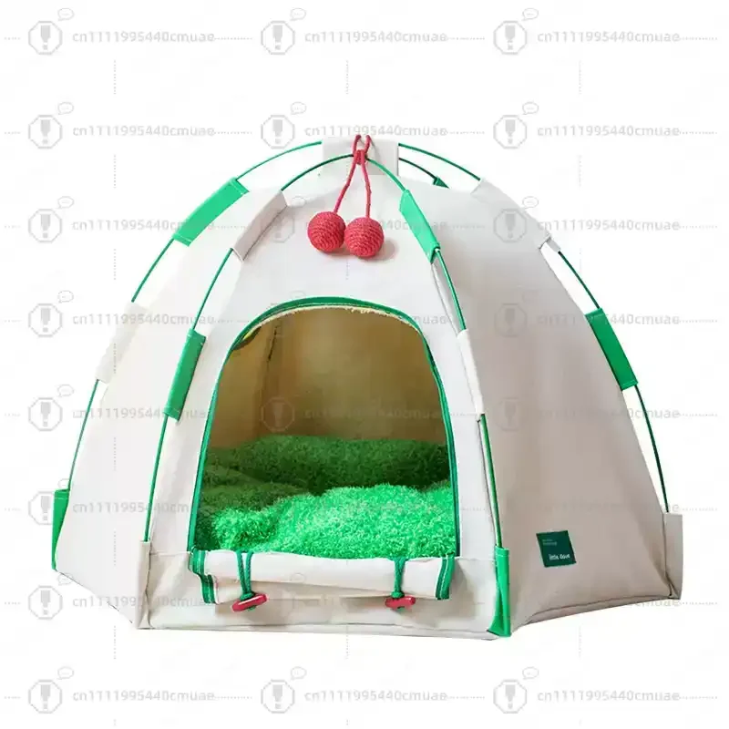 Dome Cat Bed Tent - Four Seasons Universal, Semi-Enclosed, Washable, Summer Breathable