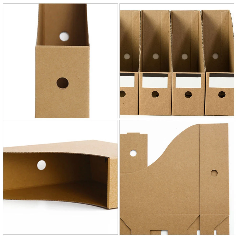 

File Storage Box Document Rack Office Supplies Magazine Holder Desk Shelving Folder Organizer Paper Manager File Stand Desktop