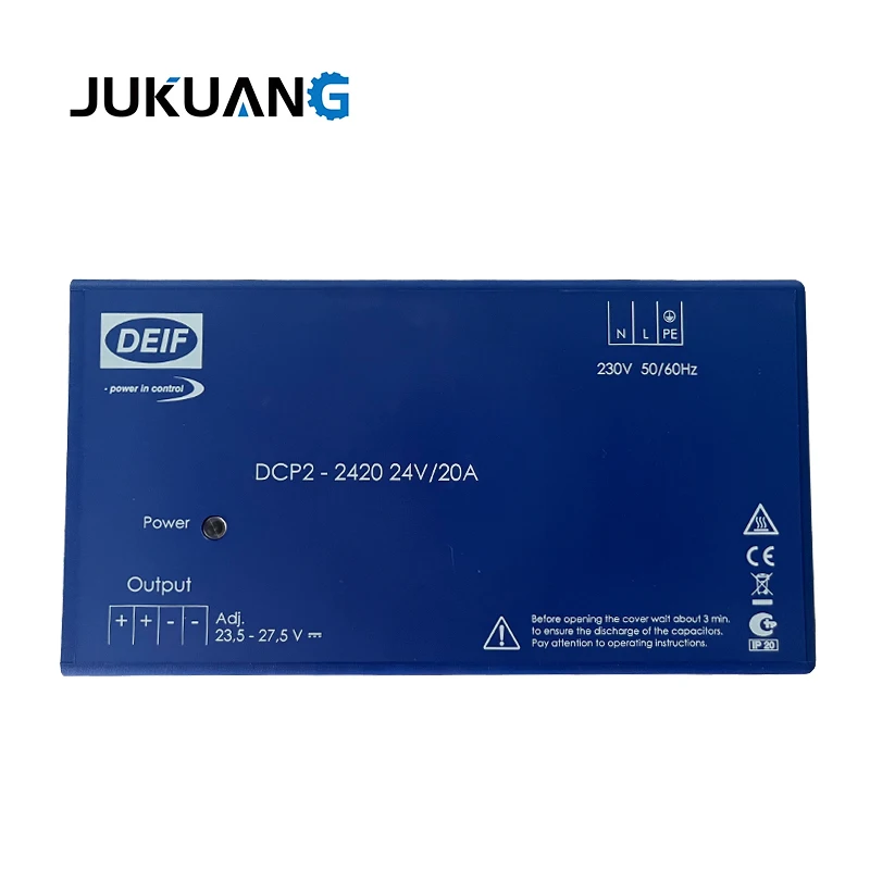 DCP2-2420 Original DEIF Battery Charger DCP2 2420 24V 20A Power in Control Discontinued Model Low Inventory