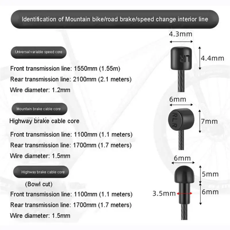 Câble de vitesse flexible haut de gamme, noyau avancé durable, câble IMACore de vélo efficace, haute technologie