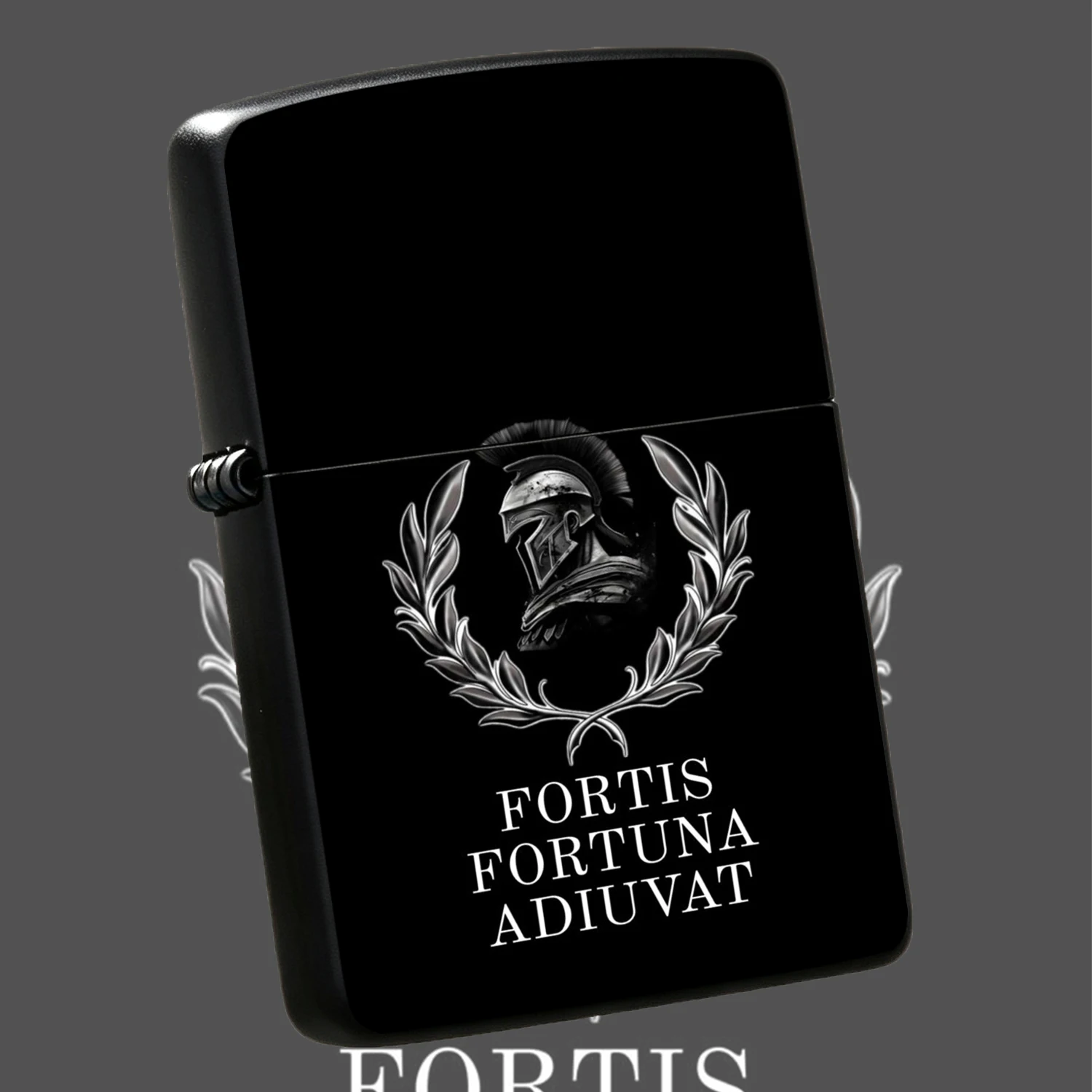 Ancient Roman Themed Lighter With Fortis Fortuna Adiuvat Motto, Retro Inspiring Portable Ignition Tool, Ideal For Daily Commute, Outdoor Activities, Home Use, Gifting To Friends And Comrades, Stylish Durable Multi-Scene Practical Souvenir P