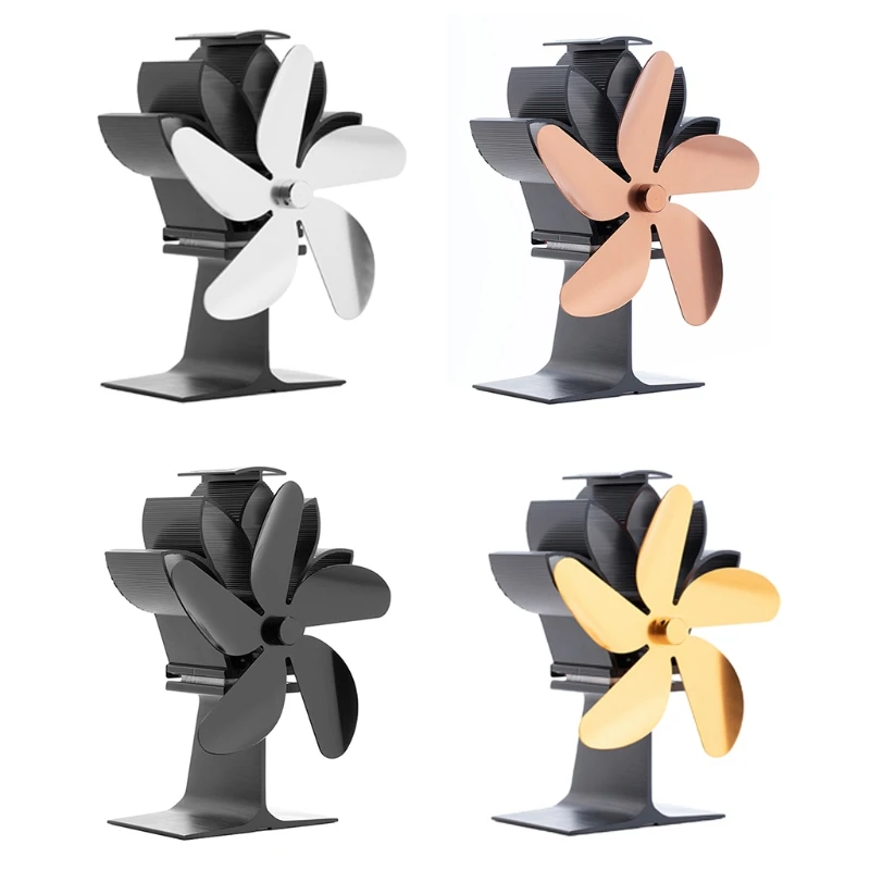 مروحة موقد تعمل بالموقد الخشبي الذي يعمل بالموقد التلقائي على موقد حرق مع مقياس حرارة #1