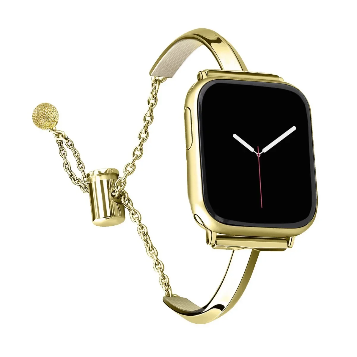 Fashion Metal Stainless Steel Bracelet Link For Apple Watch Band Series 11/8/7/6/10/9 40mm 41mm 38mm 42mm 44mm 45mm 46mm Strap