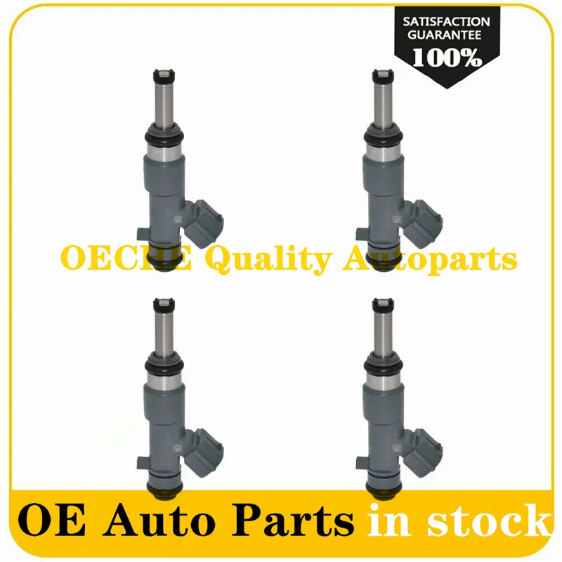 16600-EA00A 16600EA00A 16600 EA00A FJ744 1550577 4 inyectores de combustible para NISSAN- FRONTIER 2005-2017 NP300 2016-2017 2.5L L4 NUEVO