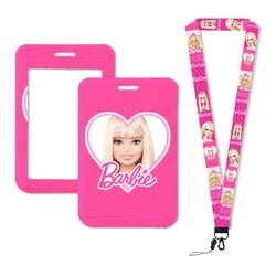 Fashion Barbie Lanyards Cute Badge Holder ID Card School Card Pass Hang Rope Lanyard for Girls Accessories Gifts