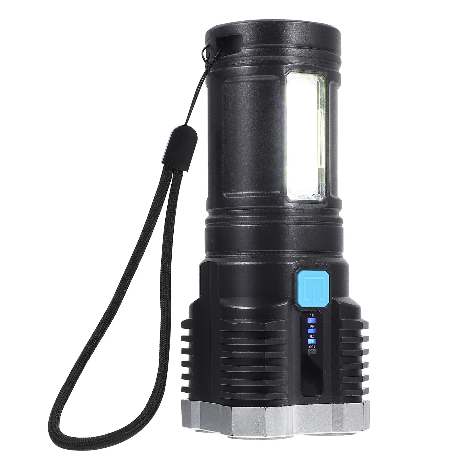 

Multifunctional Flashlight Portable Led Outdoor Hiking Camping Rechargeable Waterproof Bright Lighting Device Emergency
