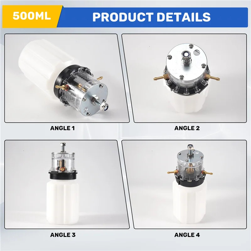 

A55F-вакуумный насос, масляный горшок, 500 мл, доильный аппарат, пластиковая масляная банка для коровы, овец, коз, аксессуар для доильного аппарата