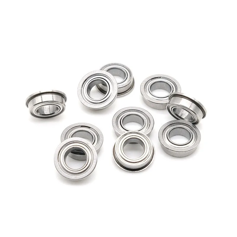 5pcs MF52 62 63 74 83 84 85 95 104 105 106 115 117 126 128 137 148ZZ Miniature Flange Thin Wall Metal Shielded Flanged Bearings