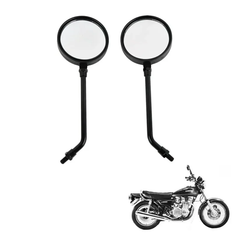 Round Rear View Mirrors For Kawasaki KZ1000-A1 1977 KZ1000-A2/A2A 1978 ZI A4 Moto Acsessories