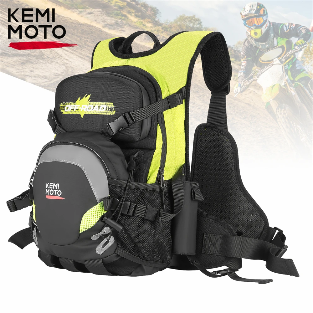 

Motocross Backpack Motorcycle Outdoor Sport Hiking Cycling Travel Backpack With 3L Hydration Pack Water Bag Bicycle Riding Bag