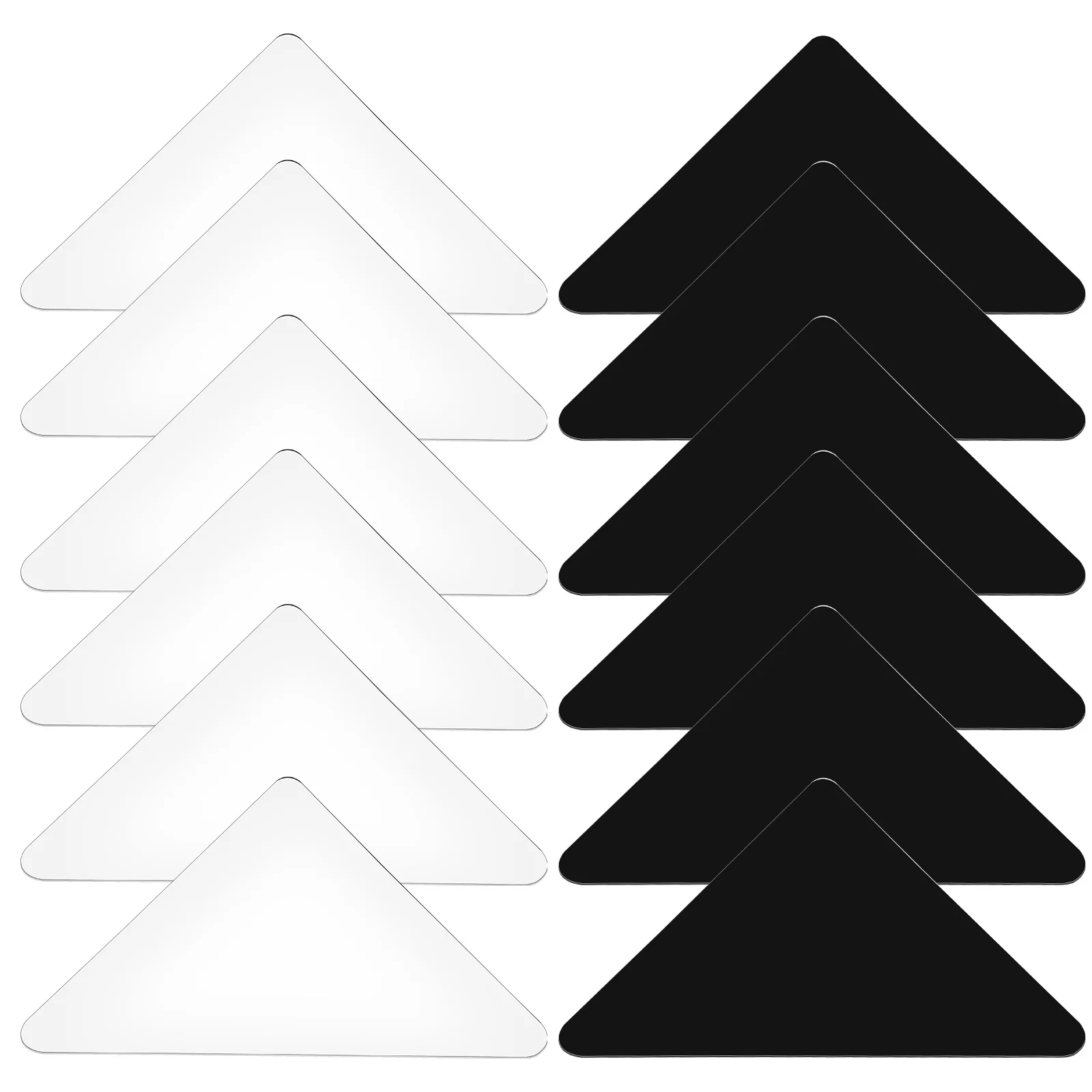 12 قطعة شريط سجادة غير قابل للانزلاق ملصقات سجادة لاصقة مزدوجة الجوانب بلاط الأرضيات الصلبة شريط سجادة عالي اللصق قابل لإعادة الاستخدام #6