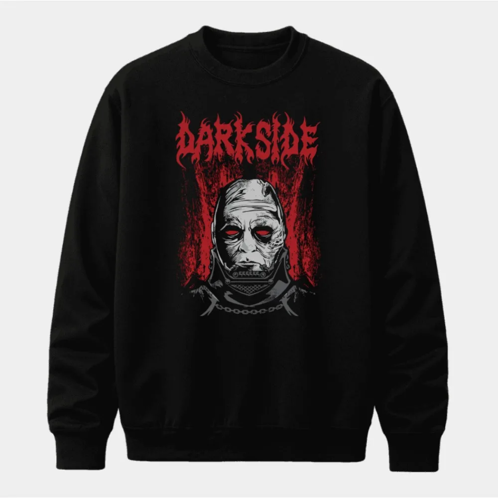 سترة American Star Wars المطبوعة برقبة دائرية للرجال والنساء هي ملابس رياضية قطنية فضفاضة ومريحة للخريف