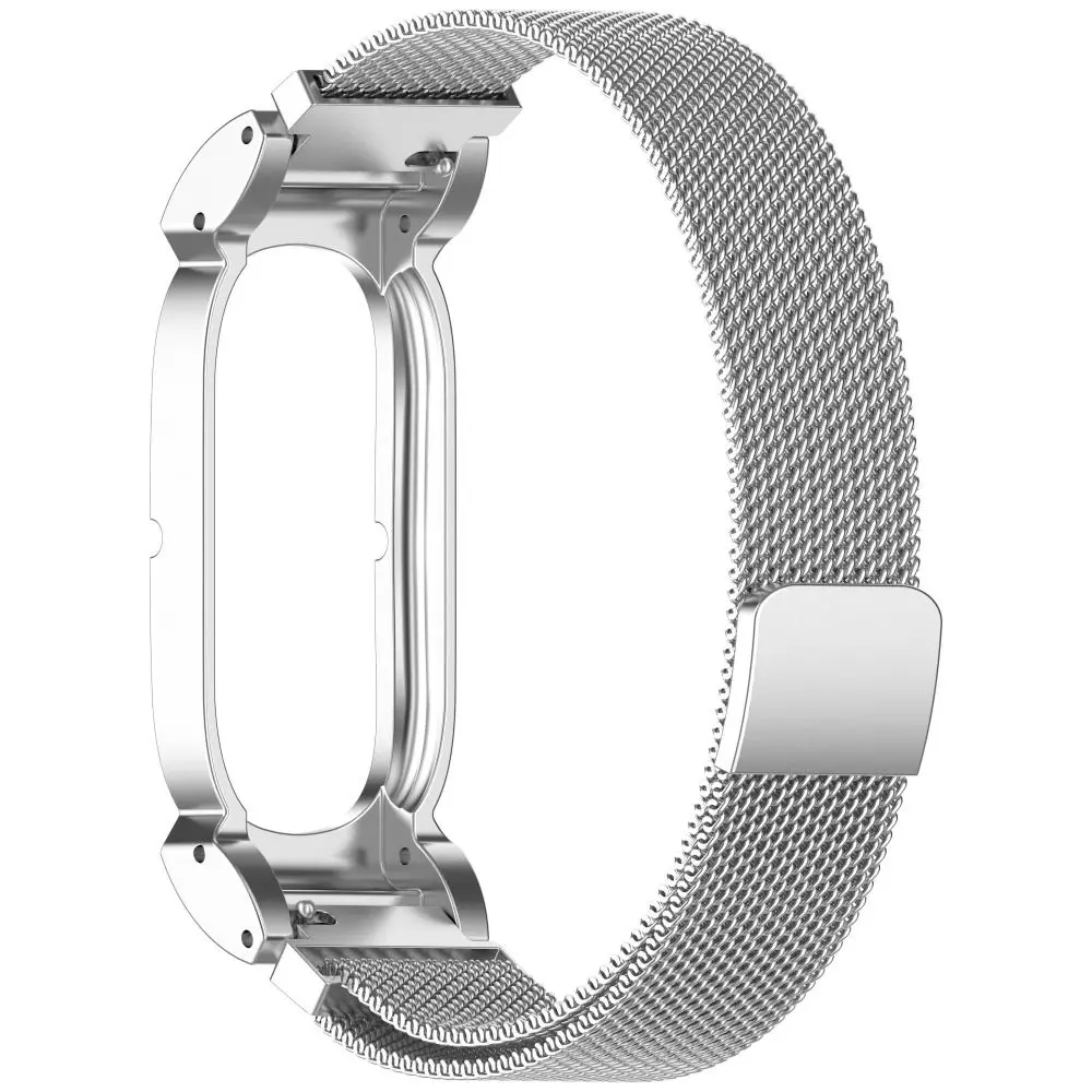 Replacement Metal Strap Stainless Steel Adjustable Wristband Magnetic Watchband for Google Fitbit Air Smart Watch Accessories