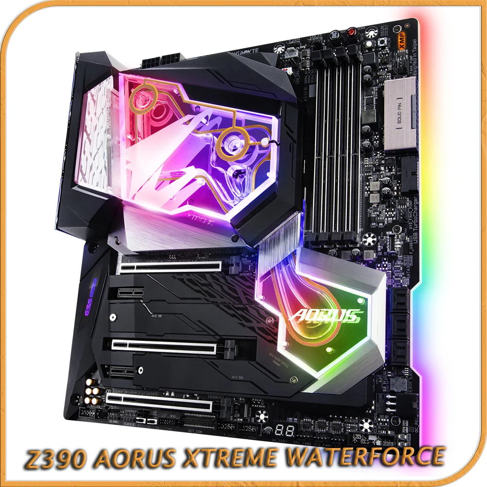 Z390 AORUS XTREME WATERFORCE Motherboard LGA1151 DDR4 128GB E-ATX High Quality Fast Ship