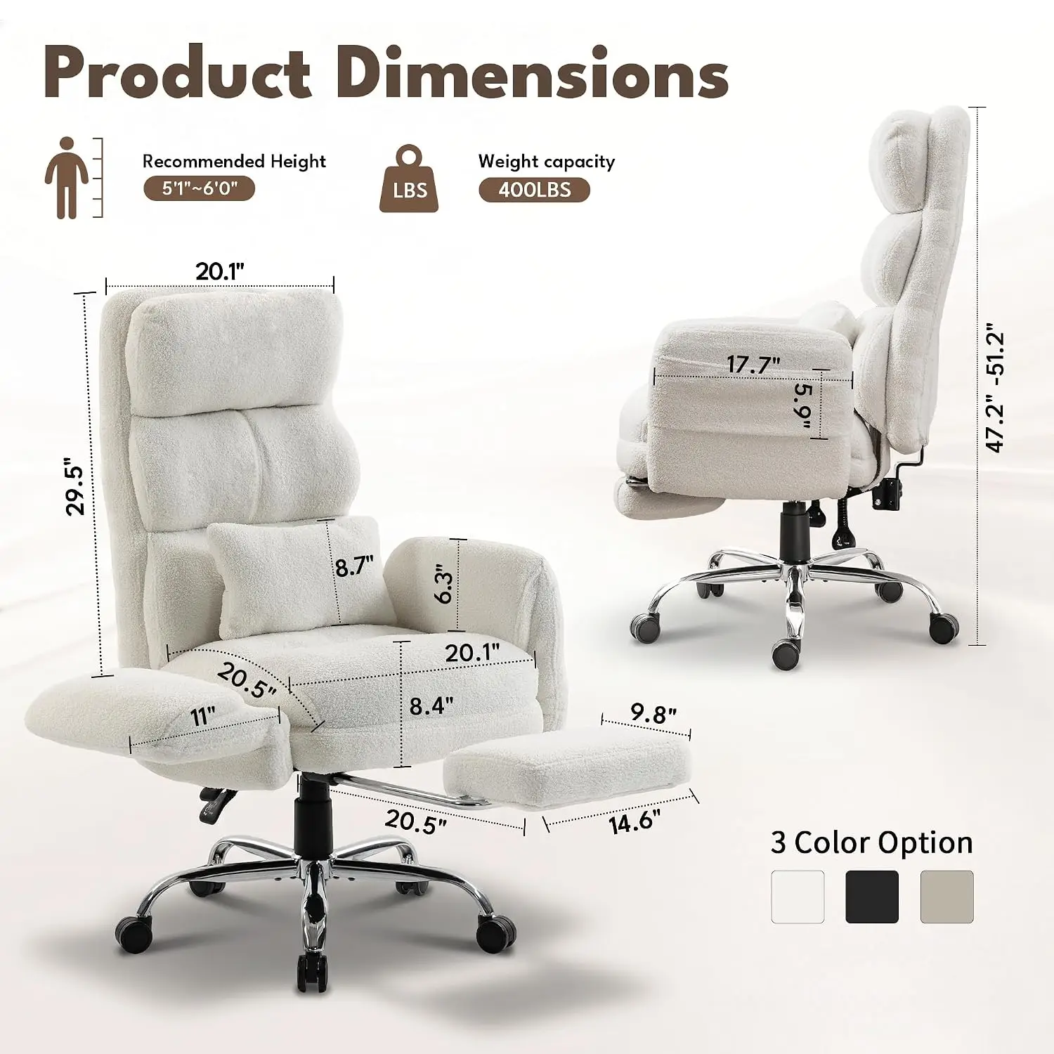 Criss Cross Office Chair, Reclining Cross Legged Chair w/ Flip Arms, Customized