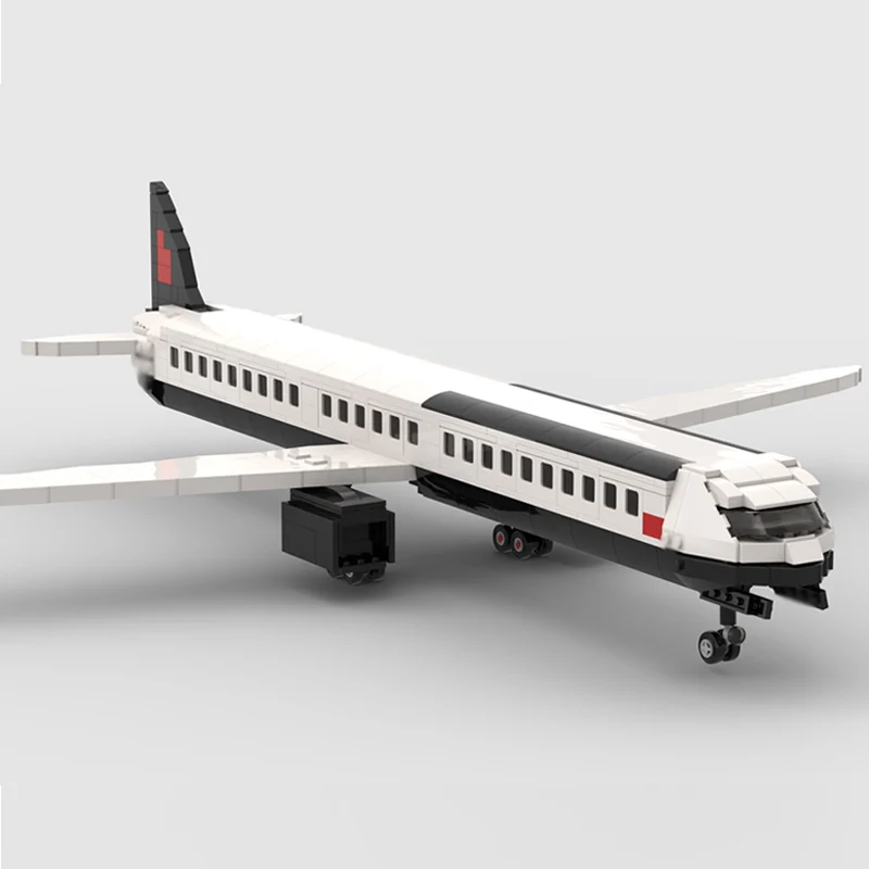 787-8 دريملاينر طائرة مدنية نموذج MOC قوالب بناء معدات الحرب وحدات التكنولوجيا الهدايا عطلة تجميع ألعاب أطفال #2