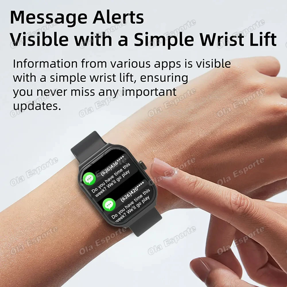 Smart Watch Dialing Answering Calls Exercise Tracking Heart Rate Sleep Monitor Bluetooth Smartwatch Man Woman Gift 2026 New Hw12 view 3