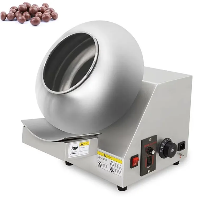 220V Manual Feeding Sugar Coating Polishing Machine Chocolate Coating Pan Polishing Machine Snack Coating Machine