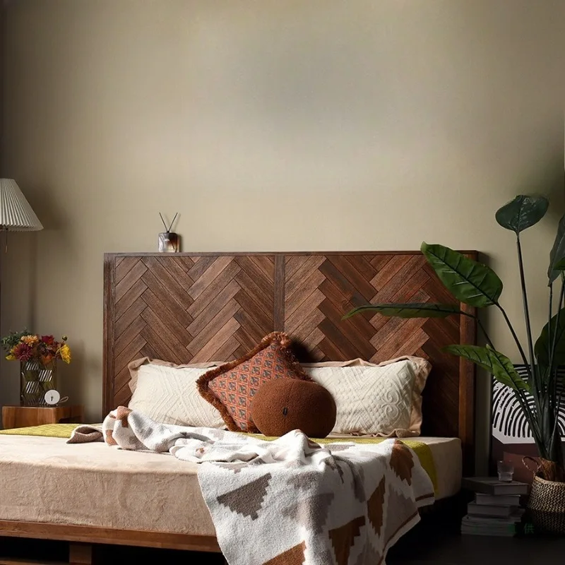 

Headboard 1.5/1 meters Nordic all solid wood, single buy modern