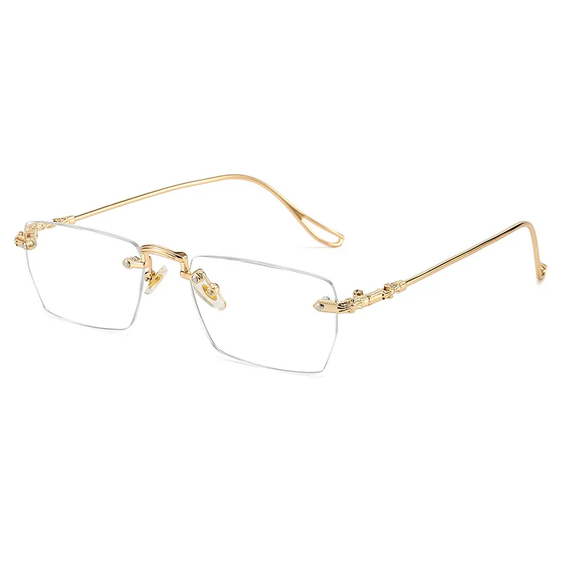 Ahora Men's Rimless Reading Glasses Frame Women Men Ultralight Business Myopia/Presbyopia Optical Eyewear 0 1.0 1.5 2.0 2.5 3.0 image 4
