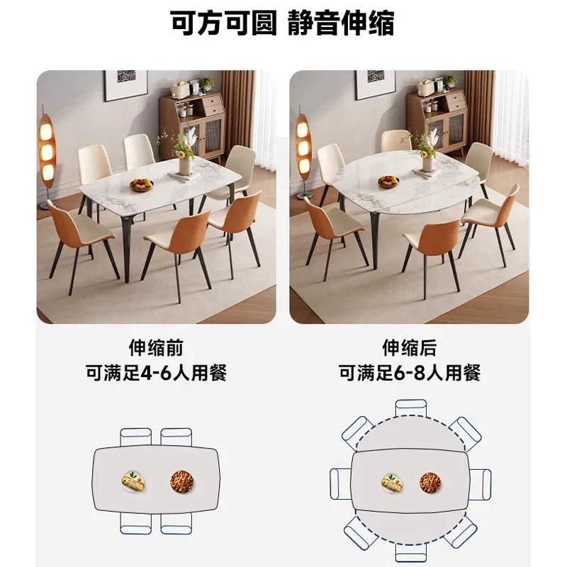 Furniture combination set, three bedrooms and one living room TV cabinet dining table and chair combination