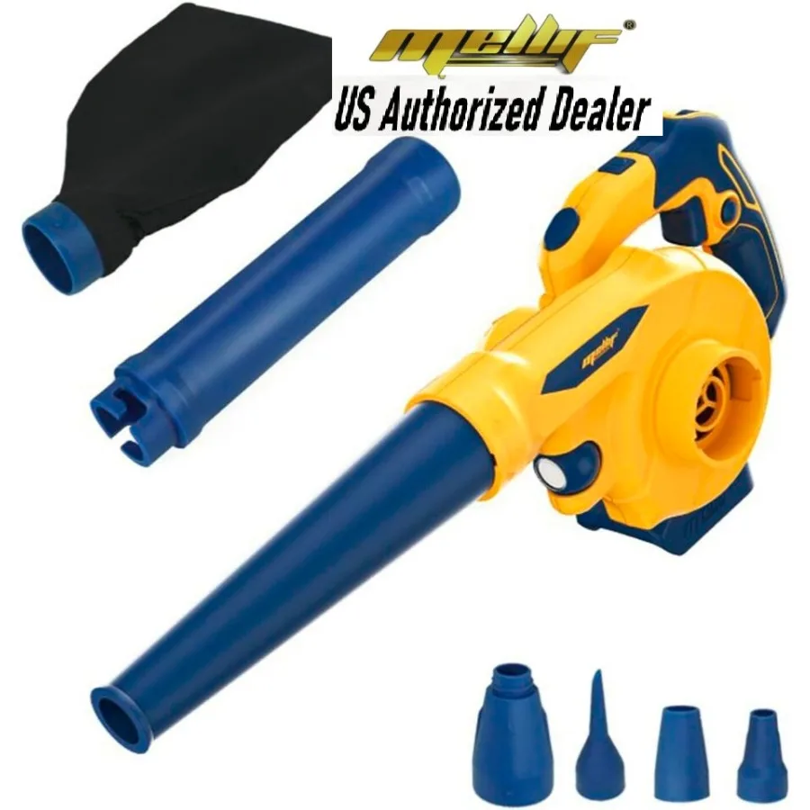 

Mellif Leaf Blower Vacuum for 20V Battery No Battery Rotatable Brushless with Powerful Airflow and Lightweight Design Ideal fo