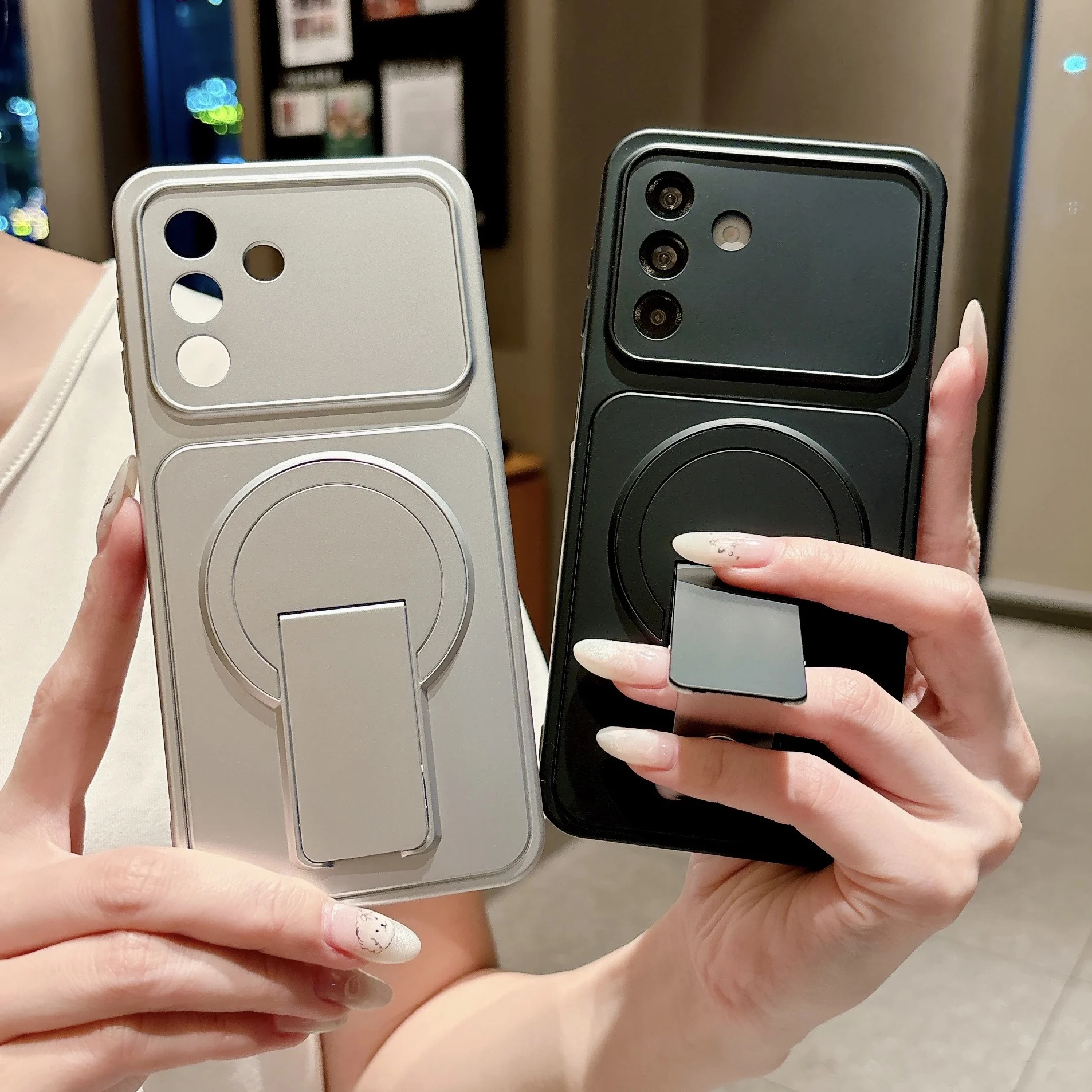 For Magnetic Stand Case for Samsung Galaxy A37 A57 A17 A07 A56 A54 A36 A27 A26 A16 A06 A05S A55 A35 A15 A25 Note 20 Ultra Cover