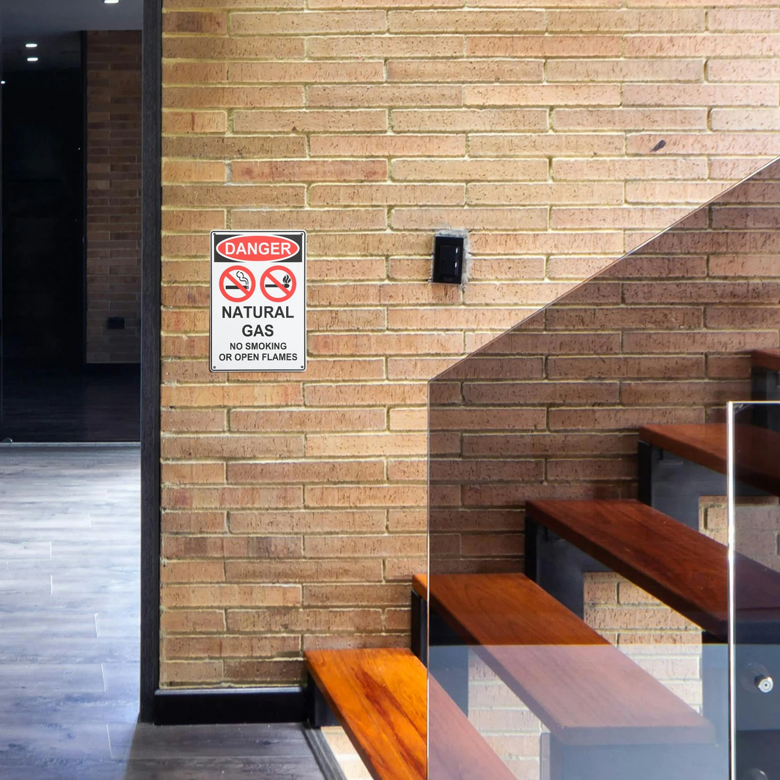 

No Smoking Sign Metal Signage 20x10cm Warning Board Long Lasting for Hotels Restaurants Traffic Safety
