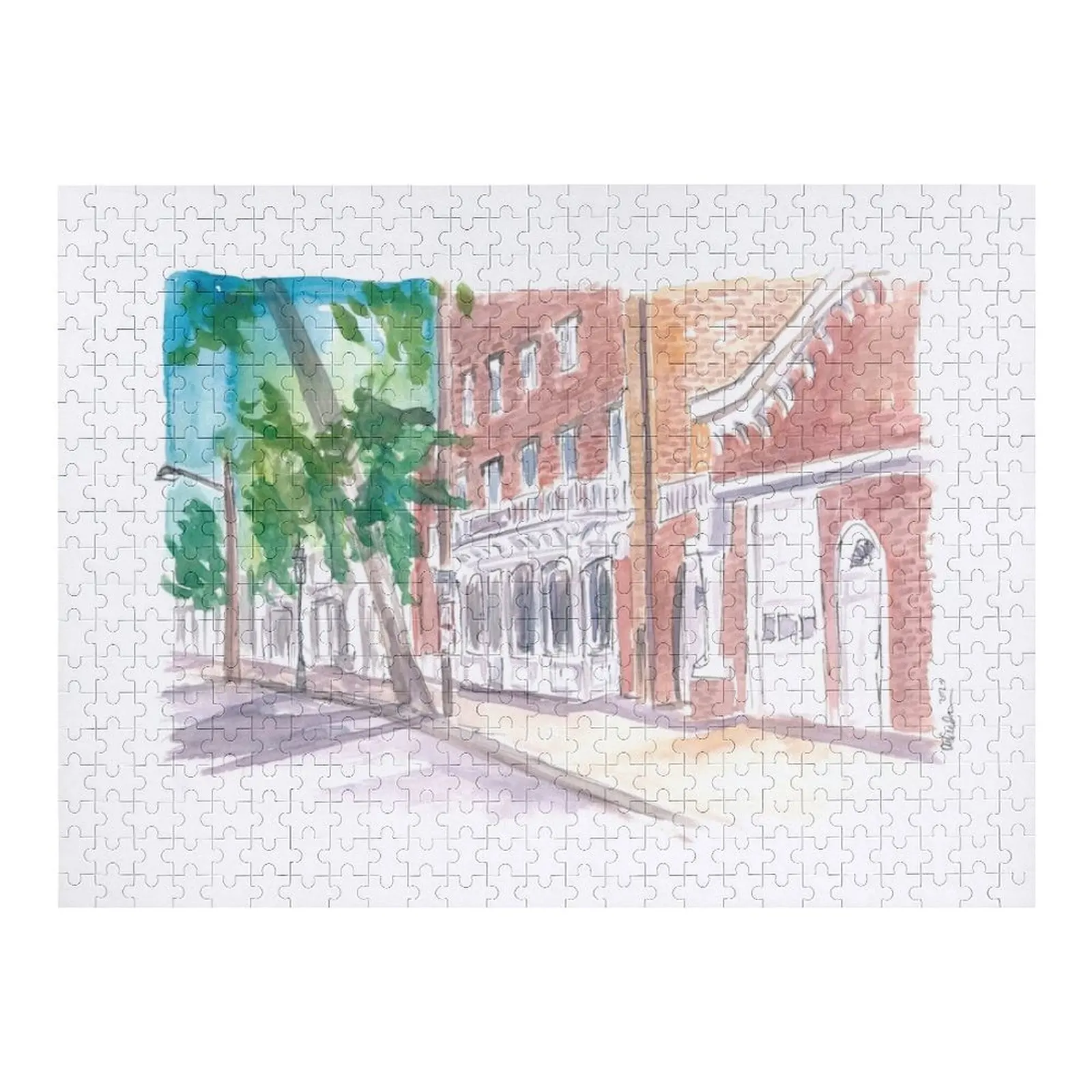 

Sag Harbour Long Island Typical Main Street Scene Jigsaw Puzzle Animal Personalised Toys Puzzle