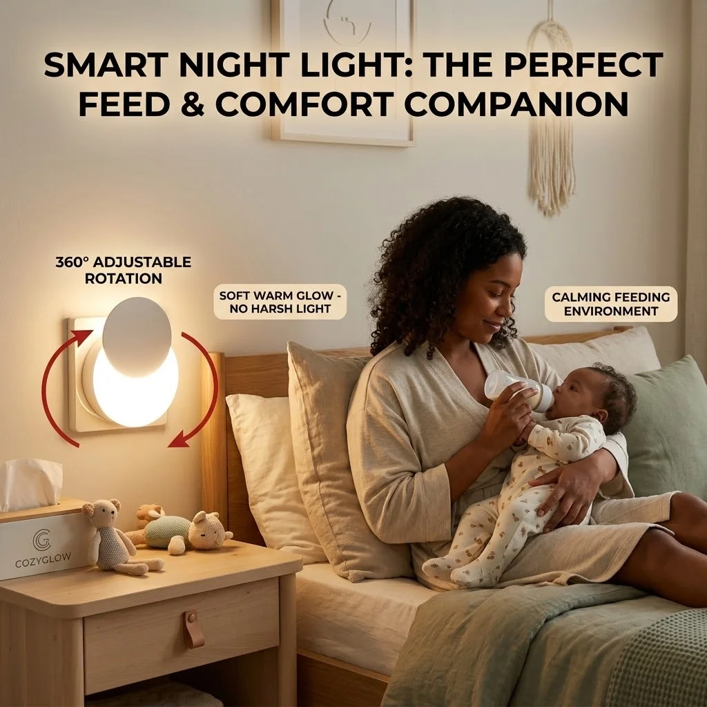 1/2PCS LED Light Control Sensor Night Light, EU US Plug In Auto On/Off Wall Lamp, Suitable for Baby Room, Bedroom, Living Room