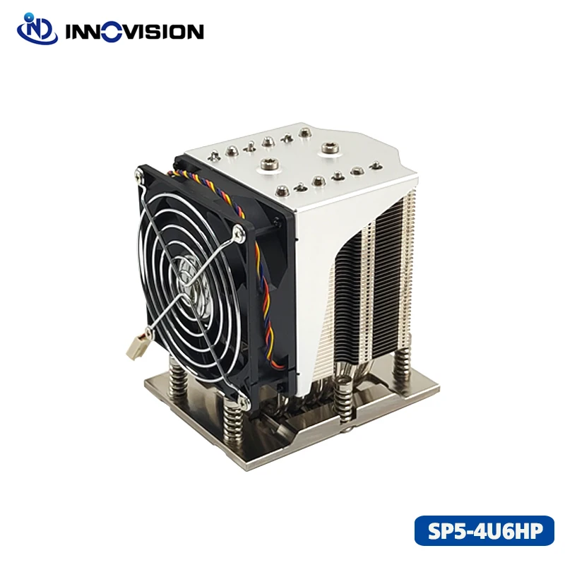 Good Factory Wholesale 4U SP5 Active Server CPU Cooler TDP400W SP5-4UHP6 Server Heatsink