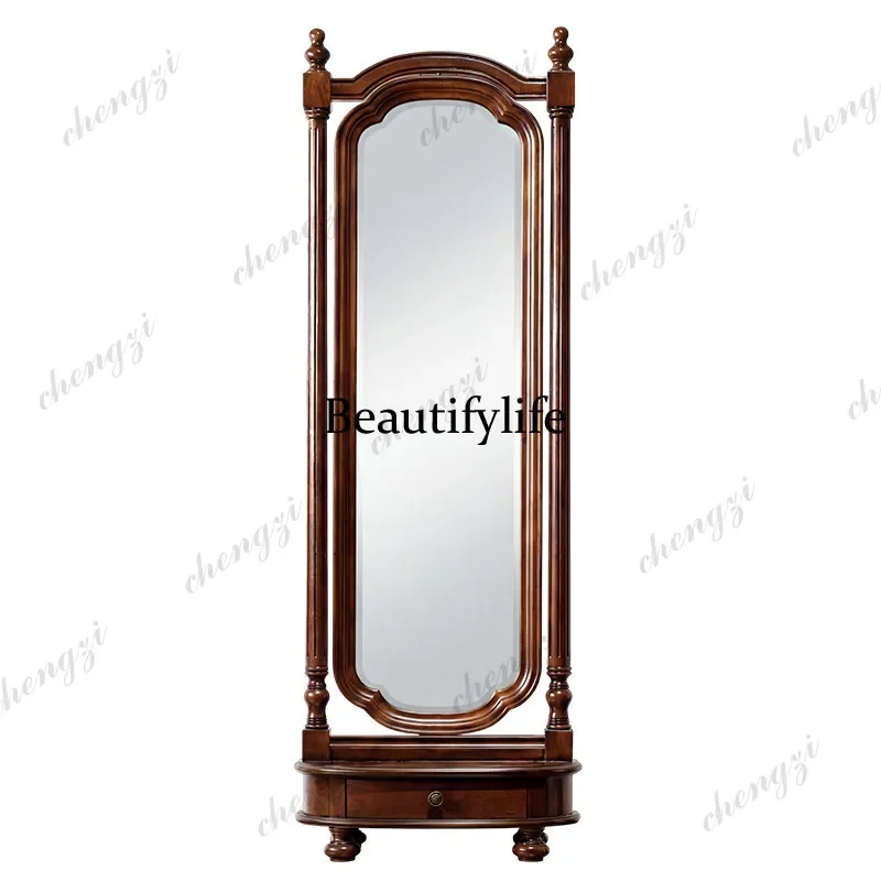 H178Cute Aesthetic Decorative Mirrors Living Room Wood Design Mirrors Full Body Standing Nordic Espejos Decorativos Home Decorat
