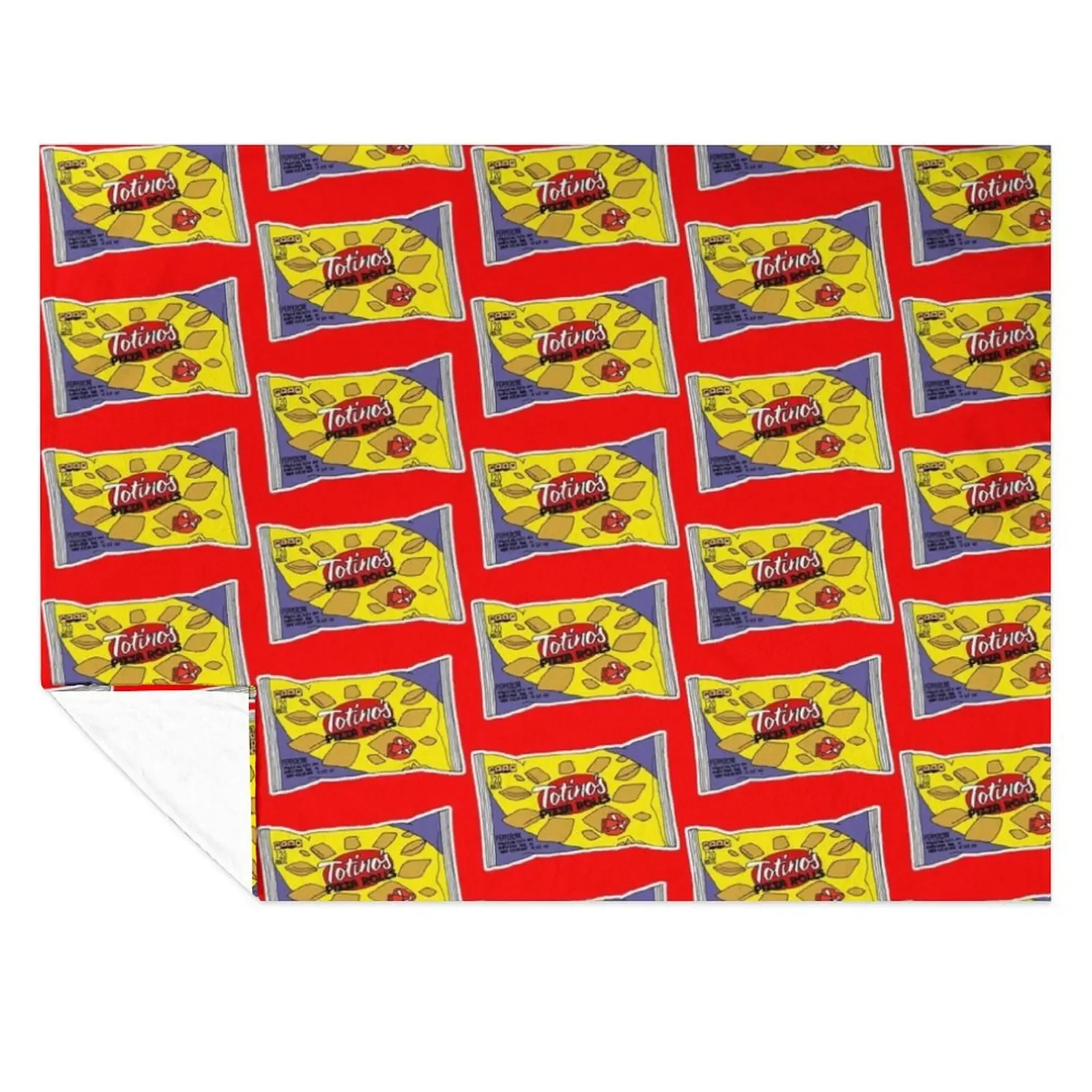 

Pizza Rolls Throw Blanket Vintage Furrys christmas gifts Thin Blankets