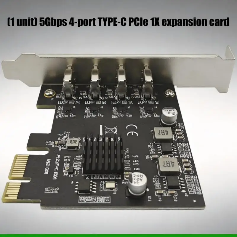 U55C 4 Port USB C PCIE 1X Expansion Card Offering 5Gbps Speeds For Professional Users