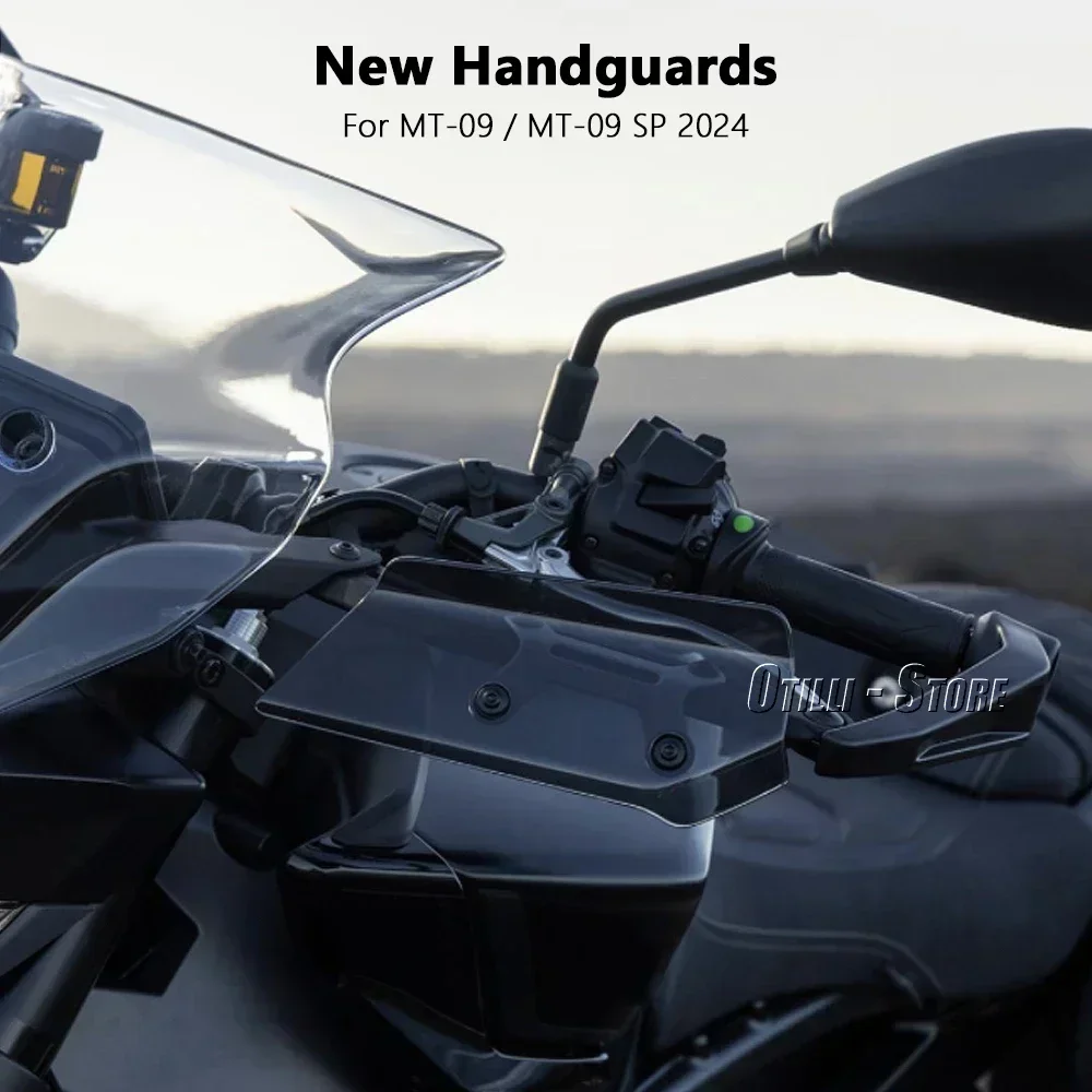 MT09 New Motorcycle Acrylic Handlebar Handguard Shield Hand Guards Protector For YAMAHA MT09 MT 09 MT-09 SP MT09SP 2024