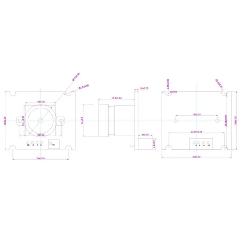 المهنية GC2053 2MP كامل HD 1/2.9 بوصة USB2.0 وحدة الكاميرا FF 95 درجة 30FPS معدل الإطار سائق مجاني التوصيل N-اللعب للإنتاج #6