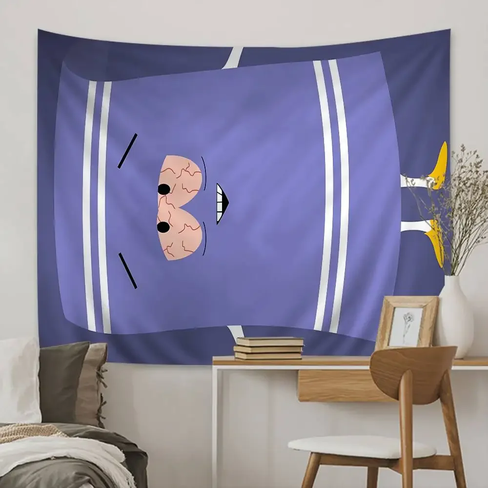 لا تجلب منشفة حمام ساوث بارك مطبوعة كبيرة قماش مزخرف جداري فني خيال علمي غرفة ديكور المنزل بطانية ديكور