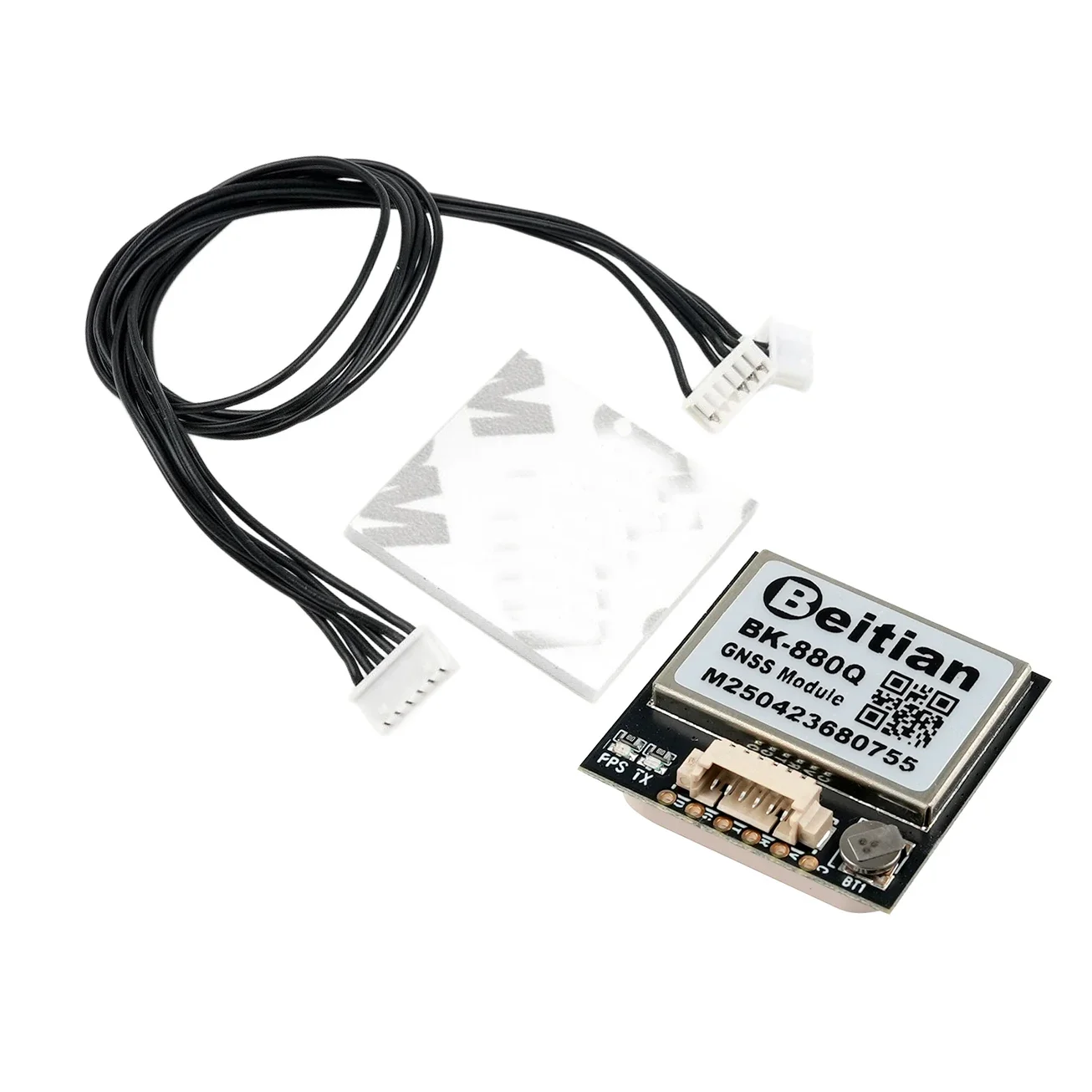 Beitian BK-880Q GNSS GPS Module M9140 Chip 92 Channels QMC5883 Compass 28x28x8.5mm 1.25mm 6Pin Header for RC Drone FPV Flight