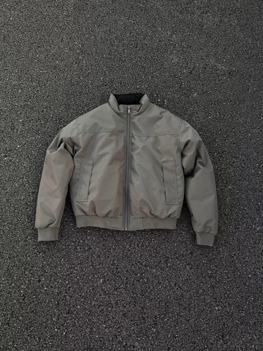 Frühling Herbst ort Jaet Herren American Retro Loose Casual Baseball Oberbekleidung Faionable Reißverschluss Kein Hut