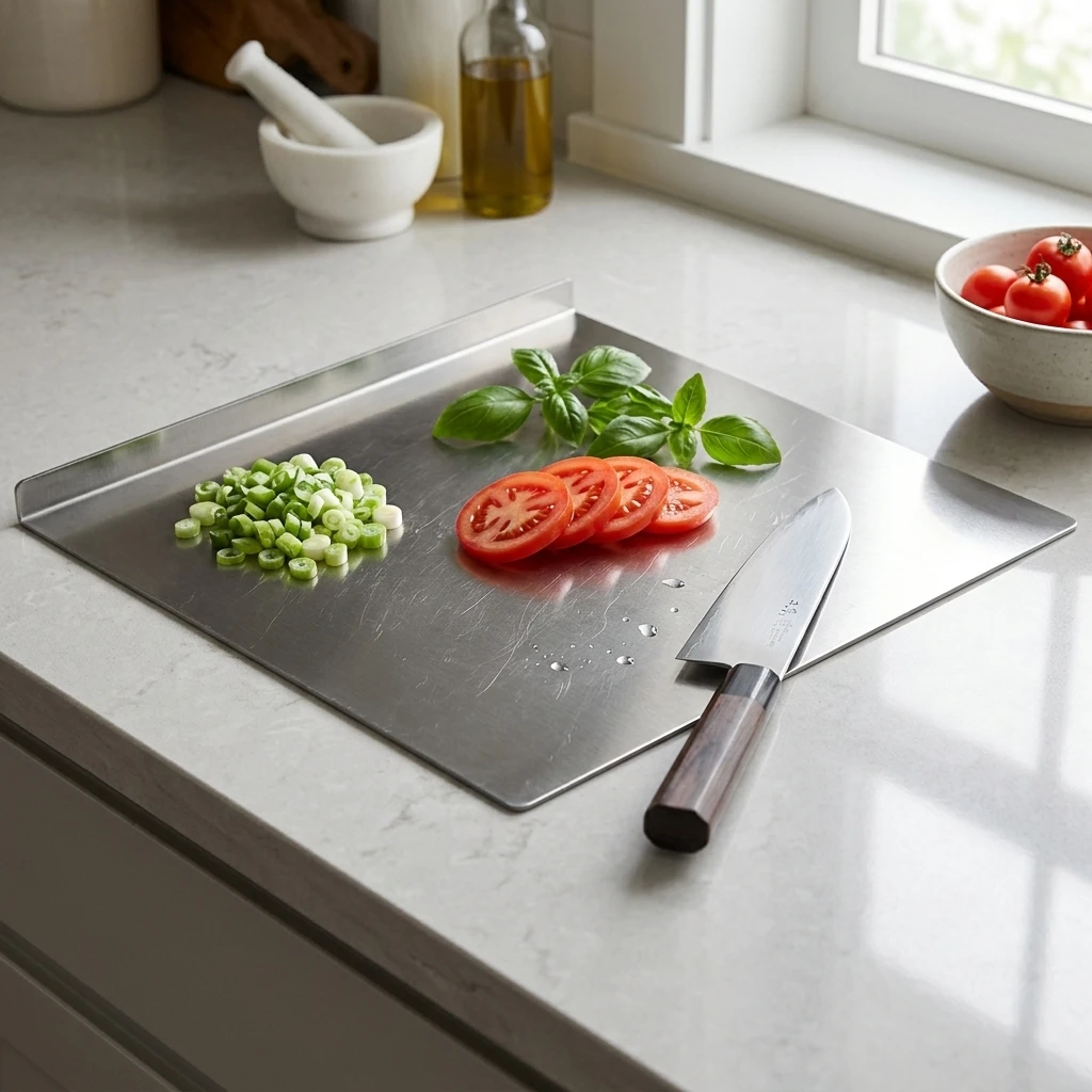Food & Snacks Coloring Book Bold & Easy - Stainless Steel Cutting Board 304 Food