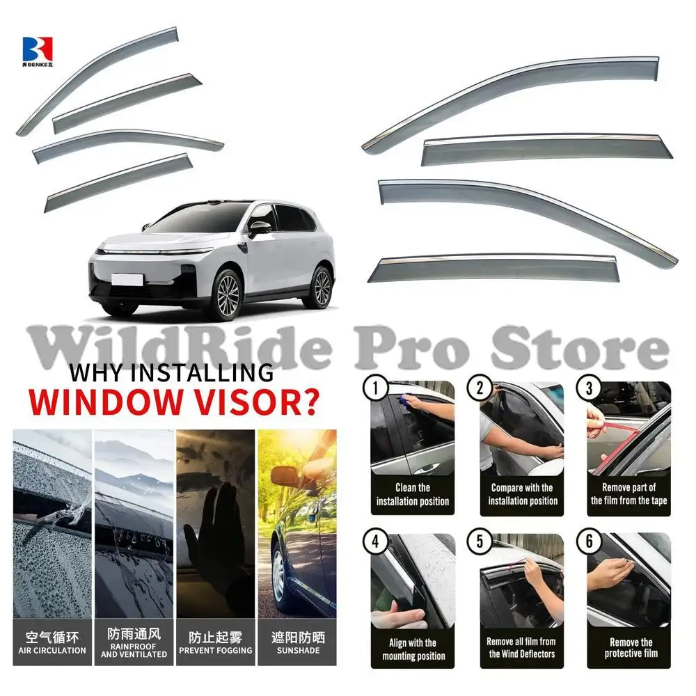 

1 комплект Leapmotor B10 2025 компьютерный инъекционный высококачественный дефлектор солнцезащитного козырька